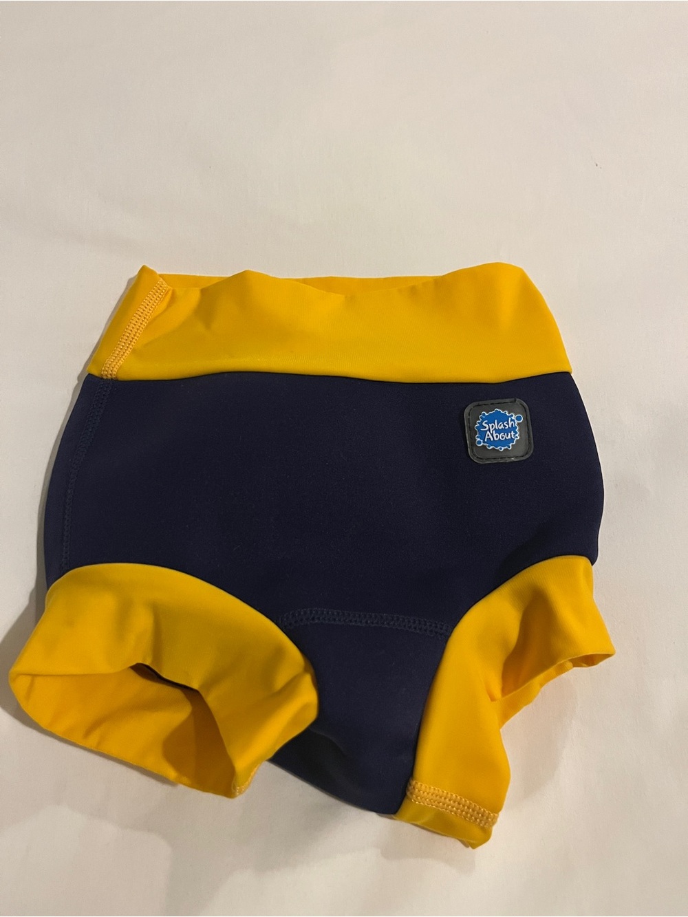 Splash About Navy & Yellow Swim Nappy Cover